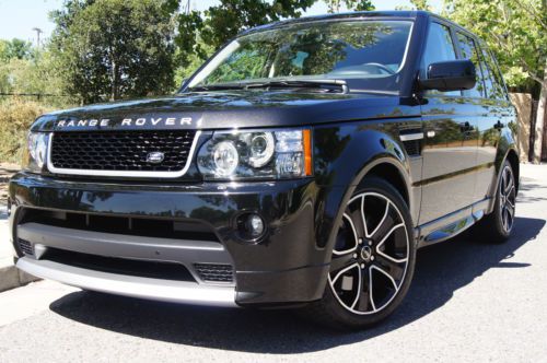 2013 land rover range rover sport gt limited edition 1 of 450 22k blk on blk