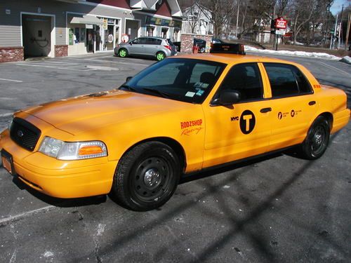 2008 ford hot rod crown victoria taxi yellow cab  rat stock rare look make money