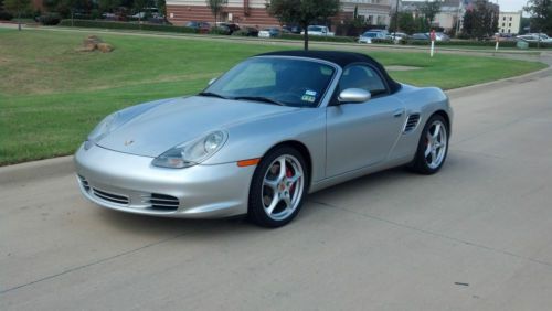 2003 porsche boxster s - only 17k miles - silver - great condition