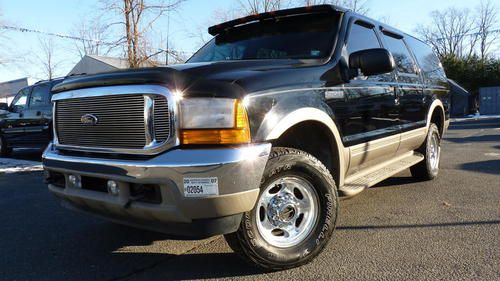 2001 ford excursion 137" wb limited 4wd 7.3 powerstroke diesel leather loaded!!!