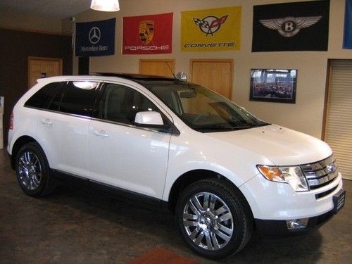 2010 ford edge limited navigation panoroof heated leather 20s chrome sync tow pk