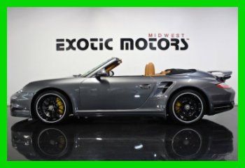2011 porsche 911 turbo s cabriolet, 4,825 miles, msrp $198,690.00! only $147,888