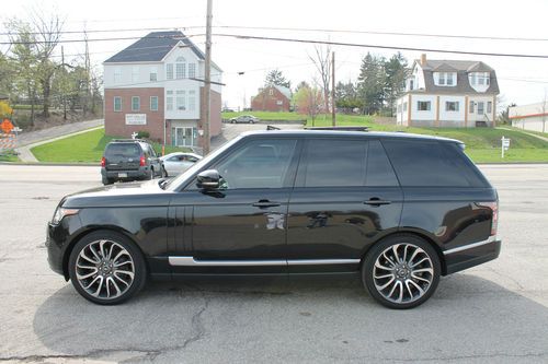 2013 range rover supercharged hse package, meridian sound pano roof refrigerator