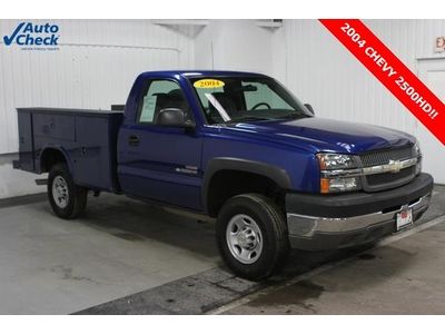 Duramax 6.6l v8 turbocharged, low  miles, utility body ready for work $$ave!!!