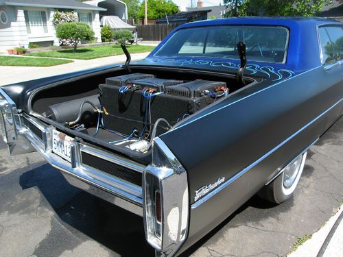 1965 cadillac coupe deville rebuilt 429 airbags 10 switches loud u finish!!