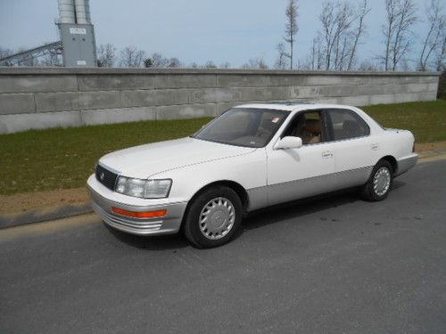 1991 lexus ls400 base sedan 4-door 4.0l no reserve !