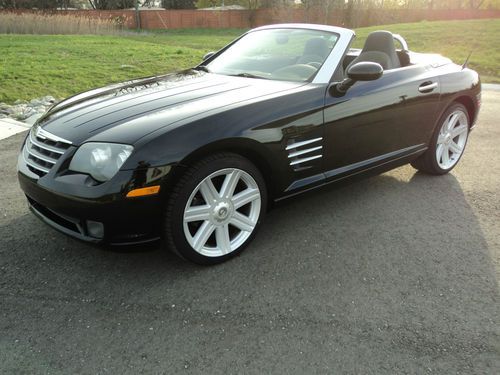 2005 chrysler crossfire limited convertible roadster