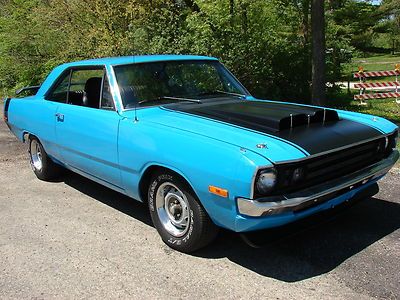 1972 dodge dart 2dr~340~4-speed~runs strong~drives nice~fuel cell &amp; more