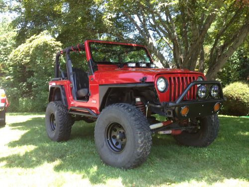 1999 jeep wrangler lifted lots of mods