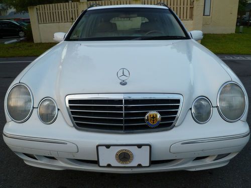 2000 mercedes-benz e320 wagon, loaded, heated st.,navigation, tv only 105,825 mi