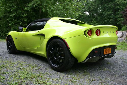 2005 lotus elise  krypton green with sport and touring packages