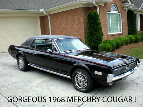 1968 mercury cougar xr7 impressively restored 1960s automotive icon no reserve!