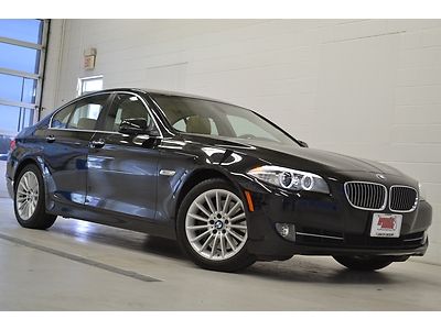 11 bmw 535i premium 35k cold weather navigation moonroof leather xenon bluetooth