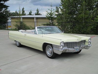 1965 cadillac deville convertible 429 40k miles on motor/trans  a/c