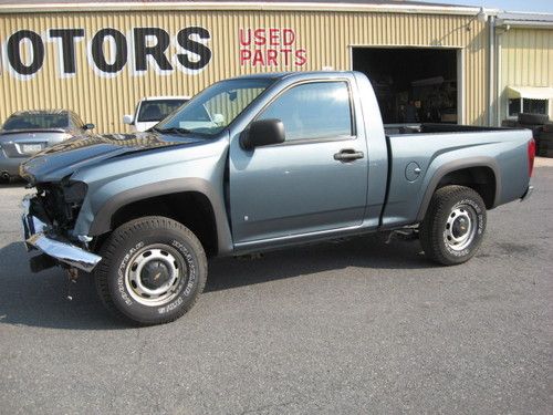 No reserve 2006 chevrolet colorado 4x4 low miles wrecked salvage repairable