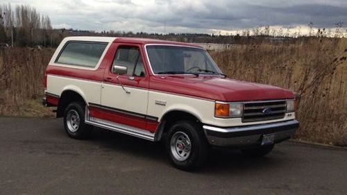 1989 ford bronco xlt sport utility  full size incredible original