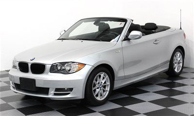 Buy now $25,951 2011 bmw 128i convertible silver real leather heated seats