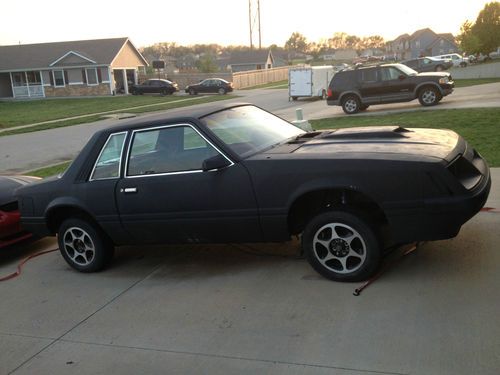 1984 mustang coupe notchback roller 84 ford fox body