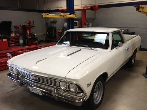 1966 chevrolet elcamino with 427 engine, ss hood and emblems