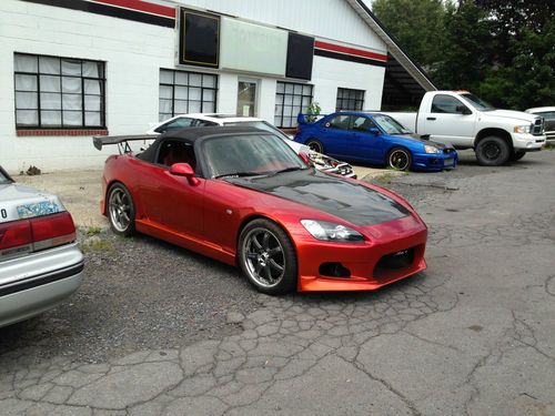 2002 honda s2000 34k miles $64,000 invested must see!! f22c 2.2l swap