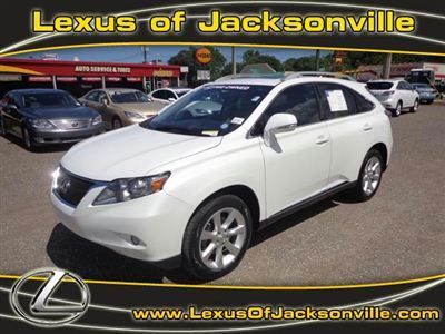 2010 lexus rx350 white with grey!! back up cam!! excellent condition!!
