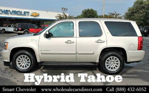 Used chevrolet tahoe hybrid 4x2 sport utility 2wd electric suv we finance chevy