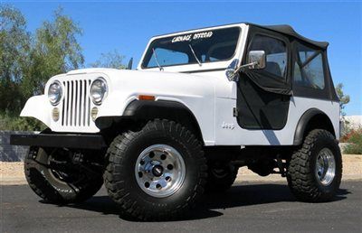 ***no reserve*** 1985 jeep cj7 4x4 soft top 305 tpi v8 w/ turbo 350 trans &amp; more