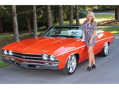 1969 chevy chevelle ss convertible frame off resto bb ps pdb auto see video