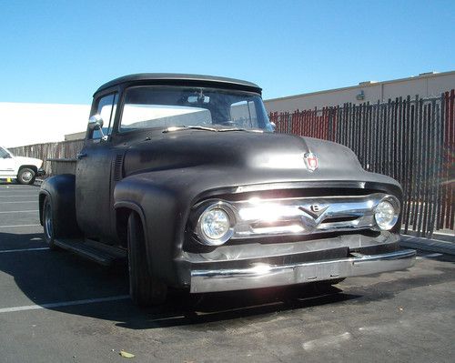 1956 ford f100 f-100 85% complete custom hot rod - comes with parts to finish