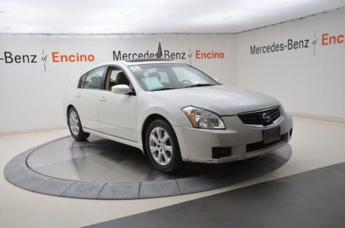 2008 nissan maxima, clean carfax, 1 owner, xenon, nav, leather, well maintained!