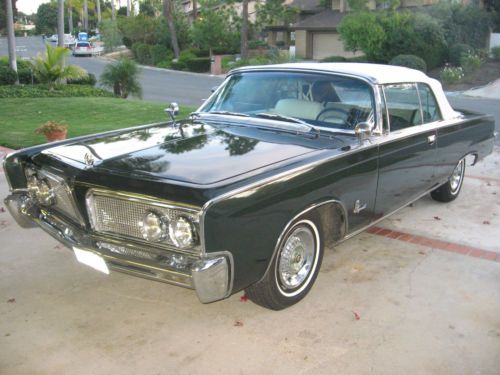 1964 imperial convertible with factory ac. &#034;refreshed original&#034;