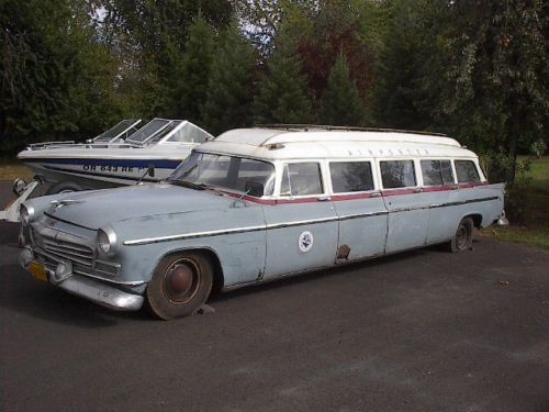 Airporter limo 1956 chrysler 8 door station wagon,  not dodge, plymouth, desoto