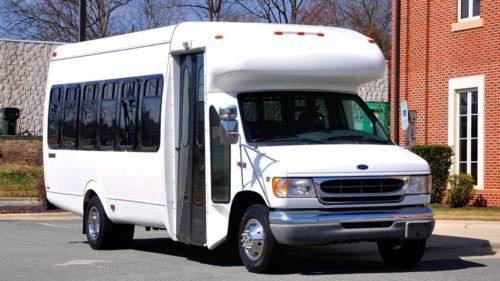 2000 ford e-350 25 passenger mini / limo / shuttle bus clean cheap ready to go!!