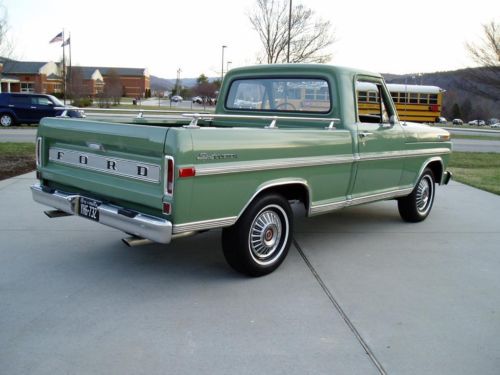 1970 ford f-100 sport custom . 70k miles . original paint . one of the best .