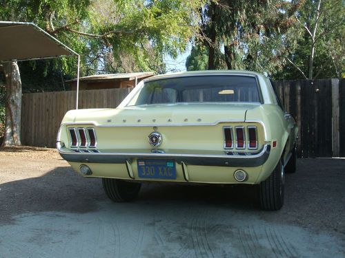 1968 mustang coupe   southern california survivor   only 57,000 miles!