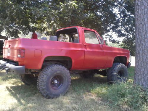 1985 chevrolet k5 blazer red mud racing truck