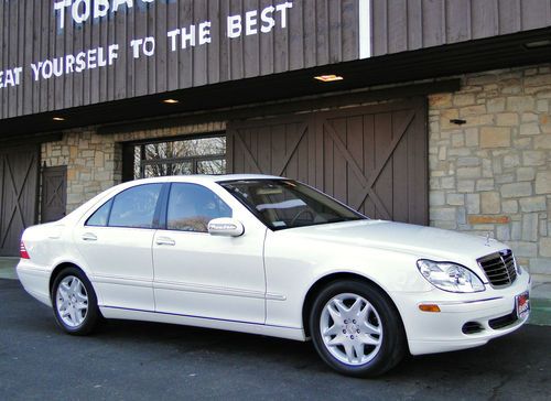 S350 with only 43k miles! beautiful condition, bose audio, sunroof, white