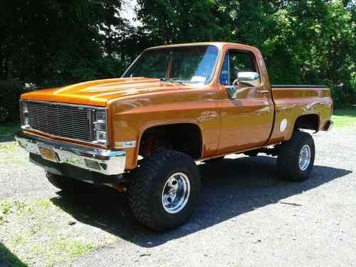 1985 chevrolet ck 1500 350 4 speed 4x4 shortbed restored loaded everything new!