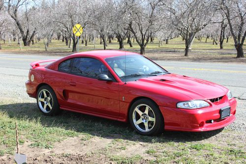 1997 ford mustang svt cobra 35k orig miles,supercharged,one of a kind! like new,
