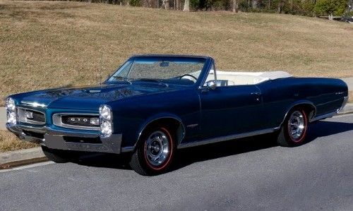 1966 pontiac gto 389 tri-power convertible