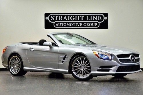 2013 mercedes benz sl550 silver pano roof one owner low miles