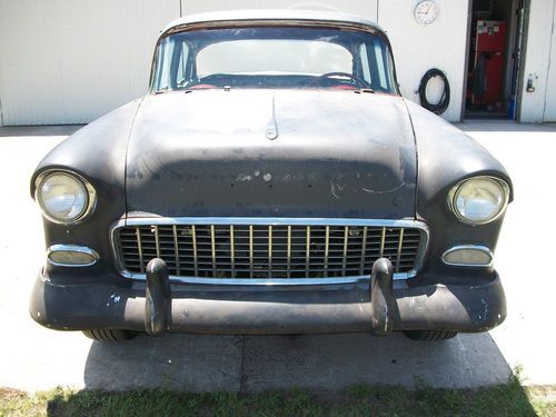 1955 chevy 4 door sedan, 95 % solid, alot work done to this car