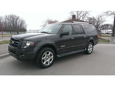 07 ford expedition limited el no reserve rebuilt salvage title 4x4 leather wow!