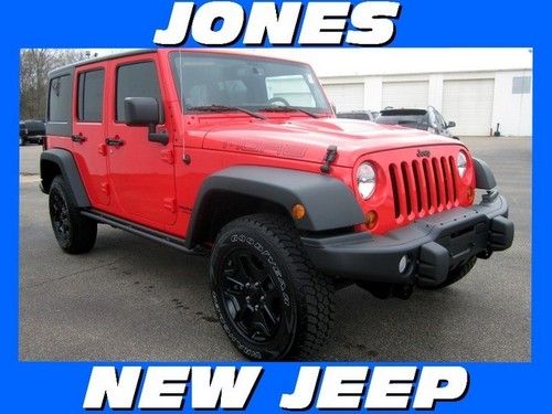 New 2013 jeep wrangler unlimited 4wd sahara msrp $41405