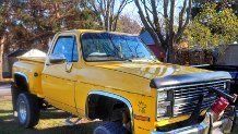1983 chevy step side &amp; snow plow