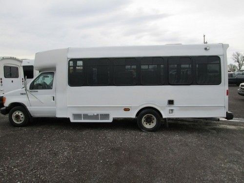 Shuttle bus handicap wheelchair lift limo party bus rv food truck  diesel e-450