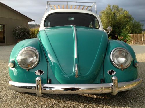 57 vw oval window bug -- cal style -- beetle volksrod