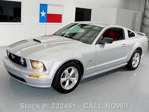 2007 ford mustang gt premium 5-spd htd leather only 58k texas direct auto