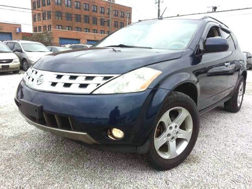 2003 nissan murano sl awd 3.5l no reserve leather sunroof loaded 03 04 05 06