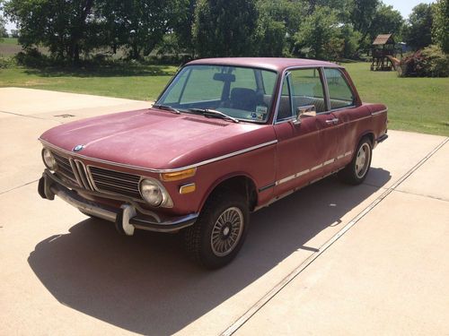 1972 bmw 2002 texas and socal history - good structure for rebuild - clear title